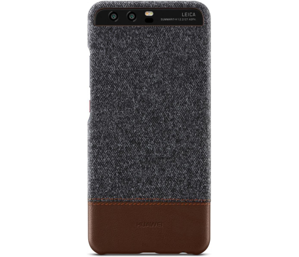 Etui skóra-filc do Huawei P10 ciemnoszare - 352196 - zdjęcie 3